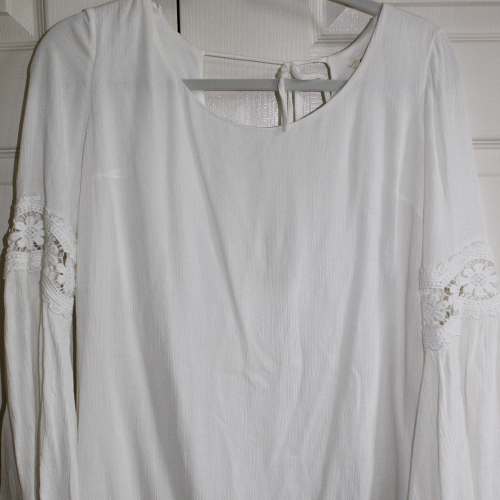 Boho White Dress